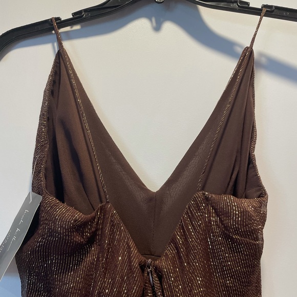 Nicole Miller size 10 silk high low cocktail dress - Picture 6 of 12